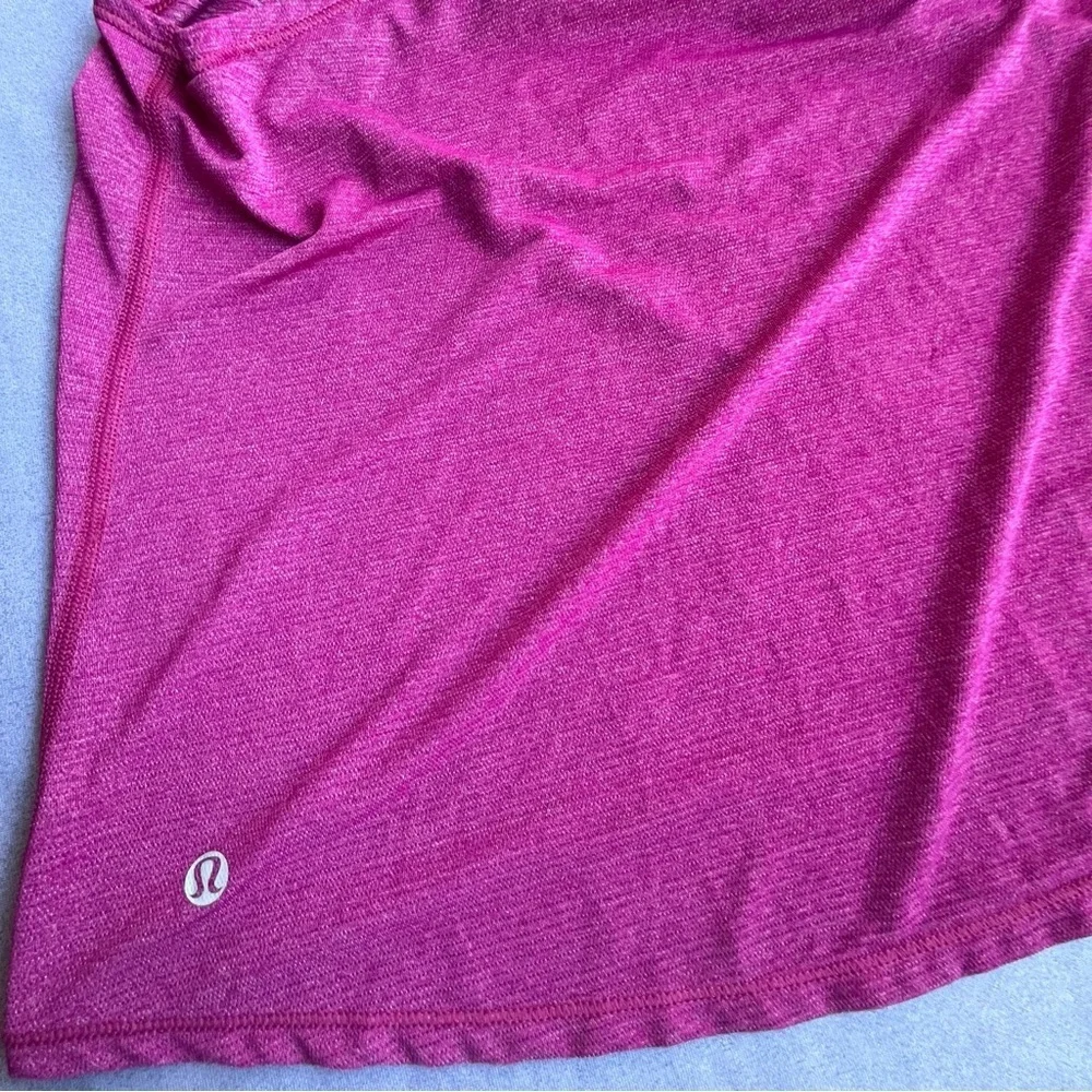 Lululemon Athletica Pink Striped Tank Top